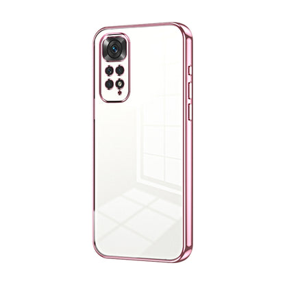Transparent Plating Fine Hole Phone Case