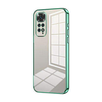Transparent Plating Fine Hole Phone Case