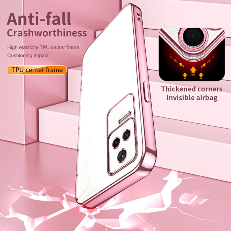 Transparent Plating Fine Hole Phone Case