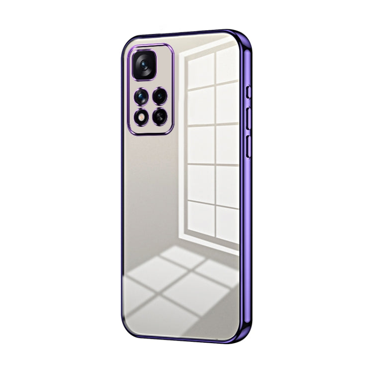 Transparent Plating Fine Hole Phone Case