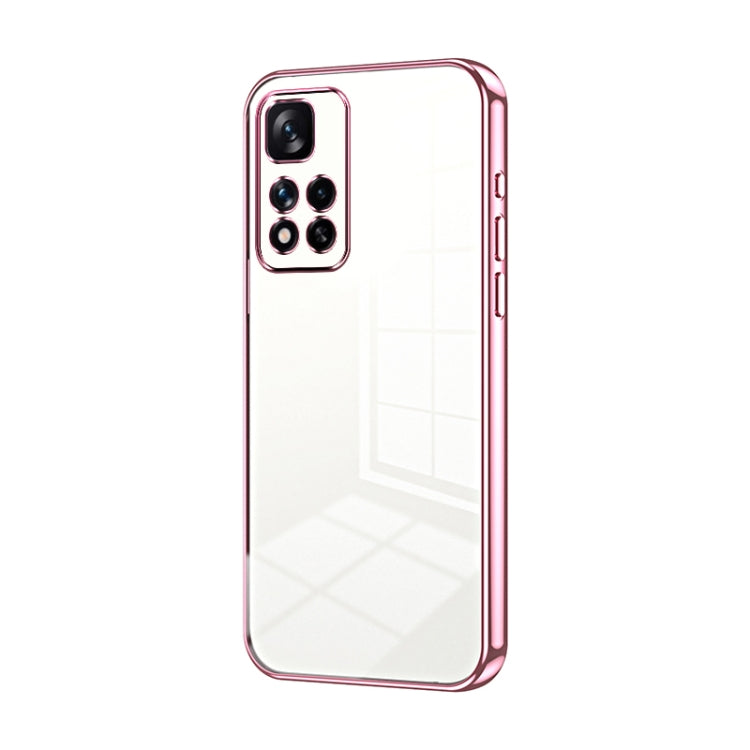 Transparent Plating Fine Hole Phone Case