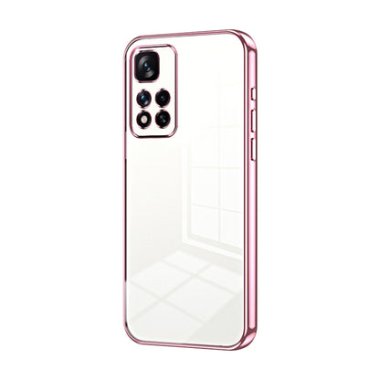 Transparent Plating Fine Hole Phone Case