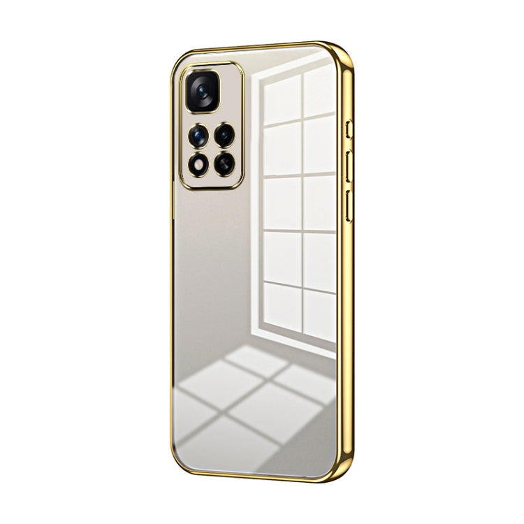 Transparent Plating Fine Hole Phone Case