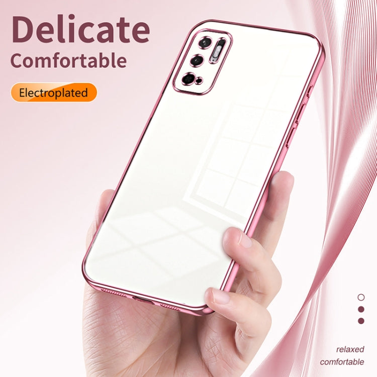 Transparent Plating Fine Hole Phone Case