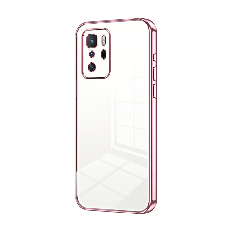 Transparent Plating Fine Hole Phone Case