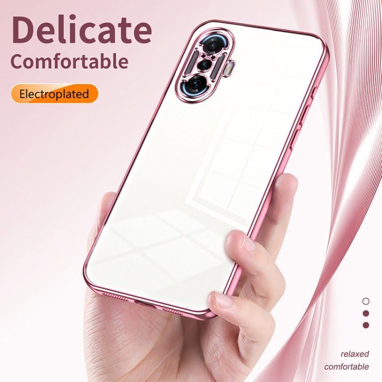 Transparent Plating Fine Hole Phone Case