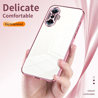 Transparent Plating Fine Hole Phone Case