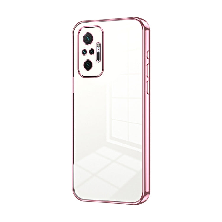 Transparent Plating Fine Hole Phone Case