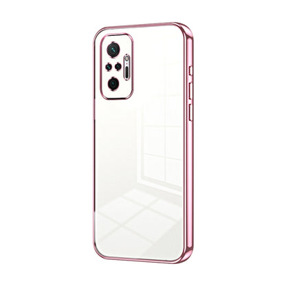 Transparent Plating Fine Hole Phone Case