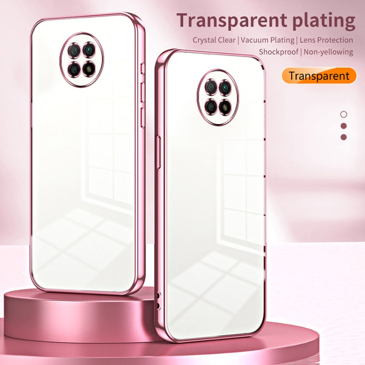 Transparent Plating Fine Hole Phone Case