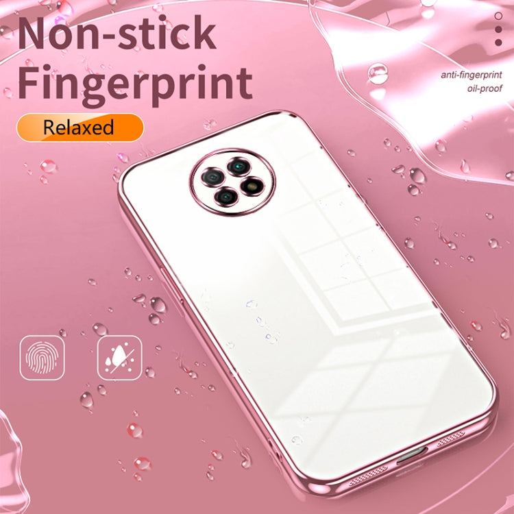Transparent Plating Fine Hole Phone Case