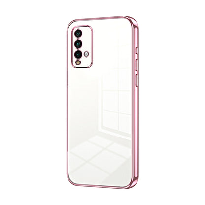 Transparent Plating Fine Hole Phone Case