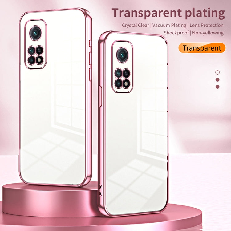 Transparent Plating Fine Hole Phone Case