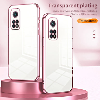 Transparent Plating Fine Hole Phone Case