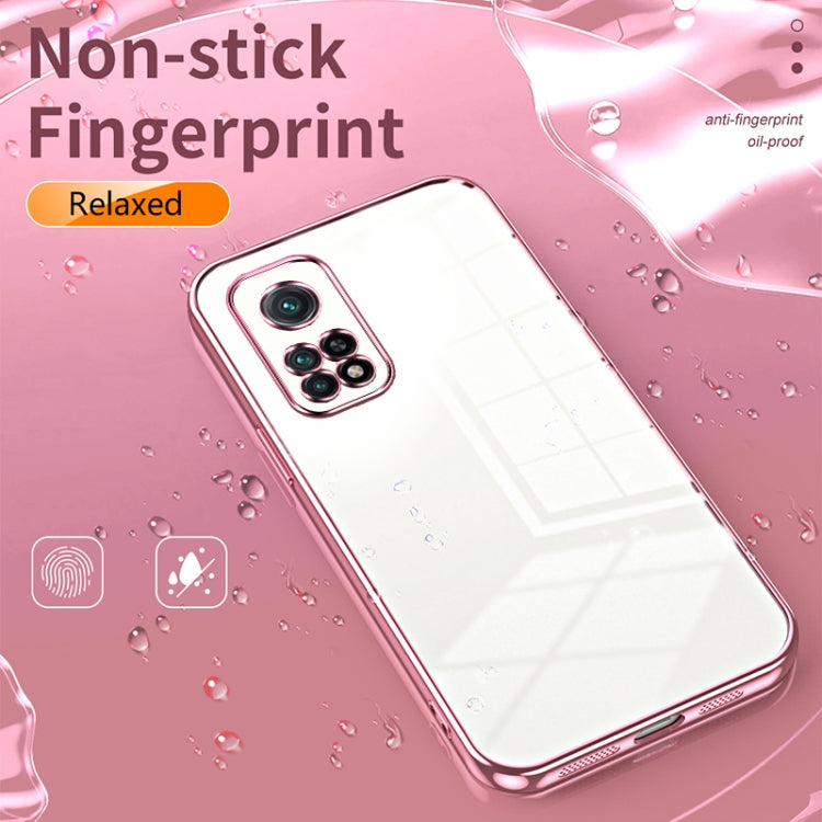 Transparent Plating Fine Hole Phone Case