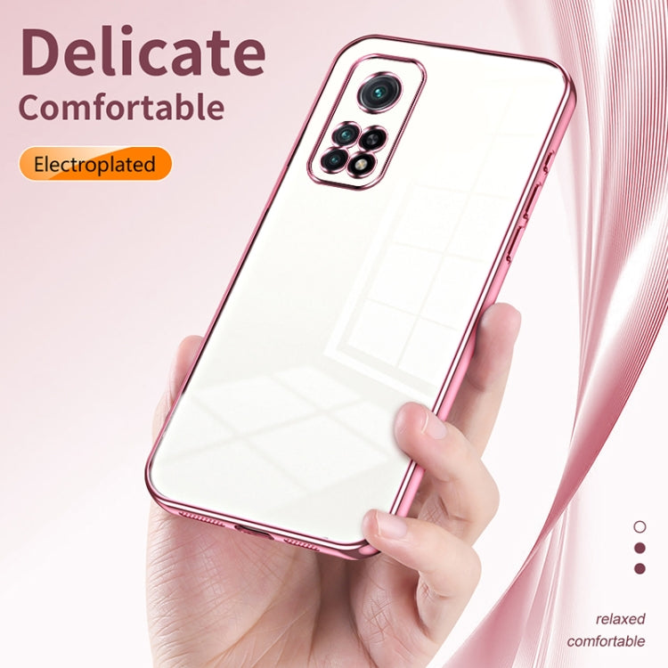 Transparent Plating Fine Hole Phone Case