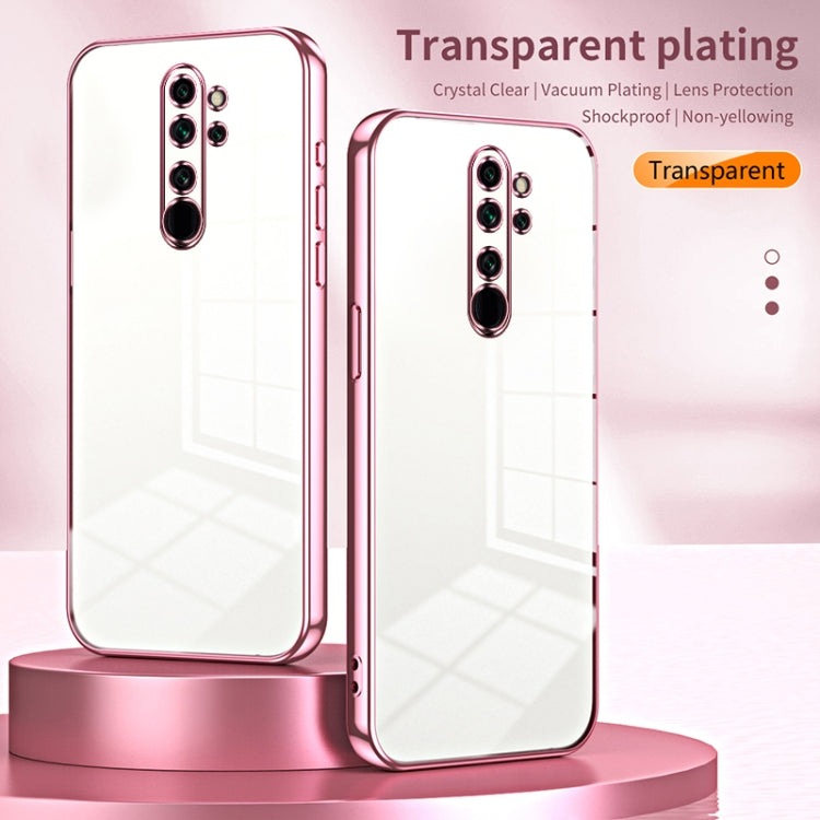 Transparent Plating Fine Hole Phone Case
