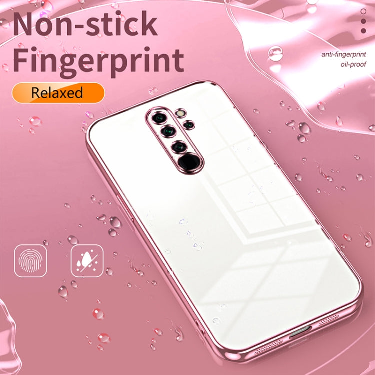 Transparent Plating Fine Hole Phone Case