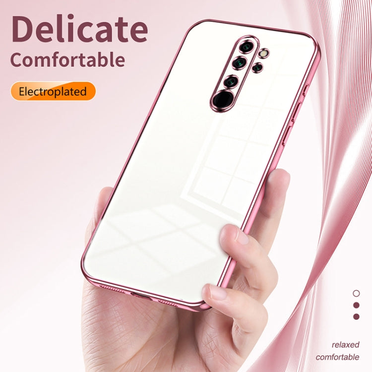 Transparent Plating Fine Hole Phone Case