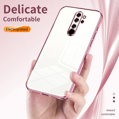 Transparent Plating Fine Hole Phone Case