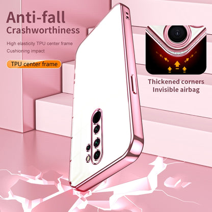 Transparent Plating Fine Hole Phone Case