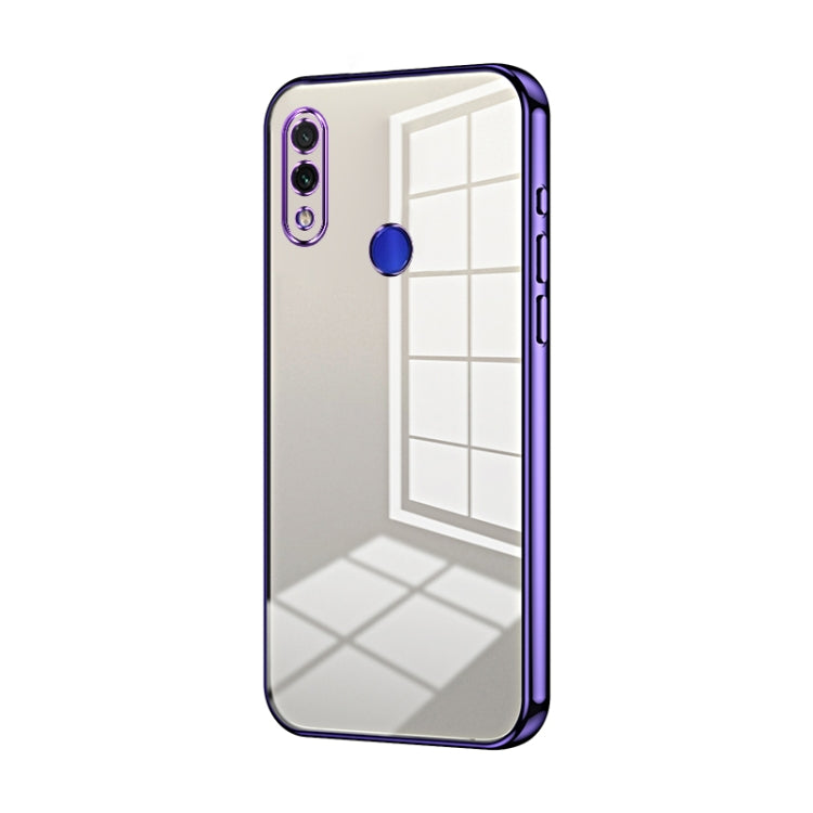Transparent Plating Fine Hole Phone Case