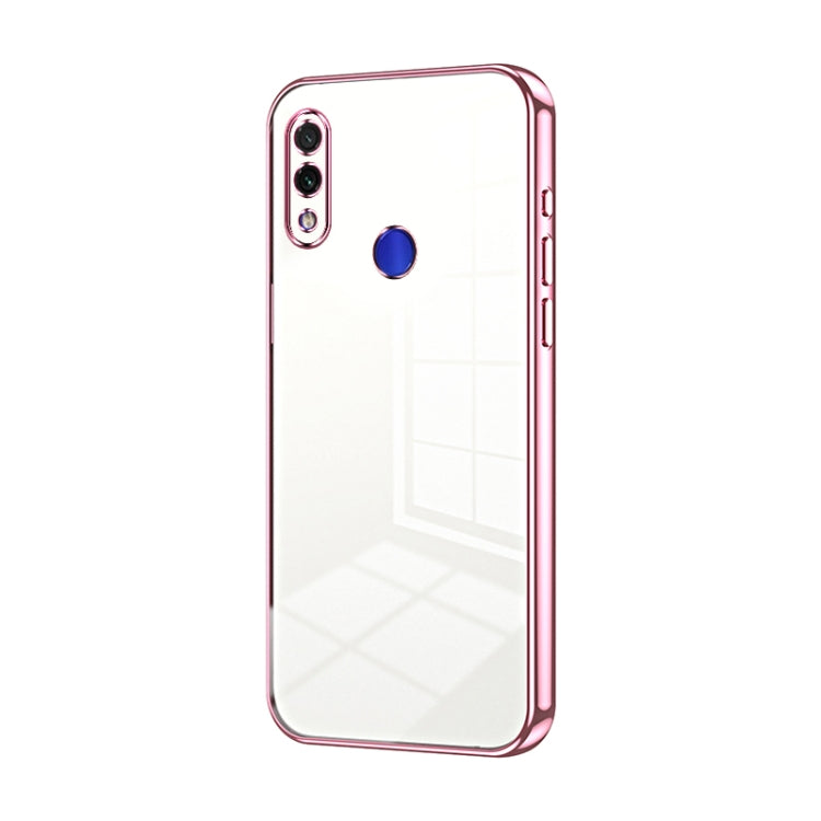 Transparent Plating Fine Hole Phone Case