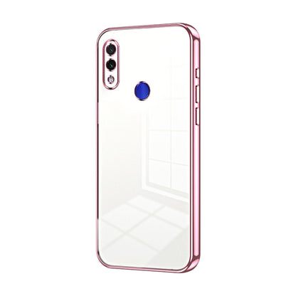Transparent Plating Fine Hole Phone Case