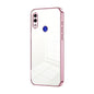 Transparent Plating Fine Hole Phone Case