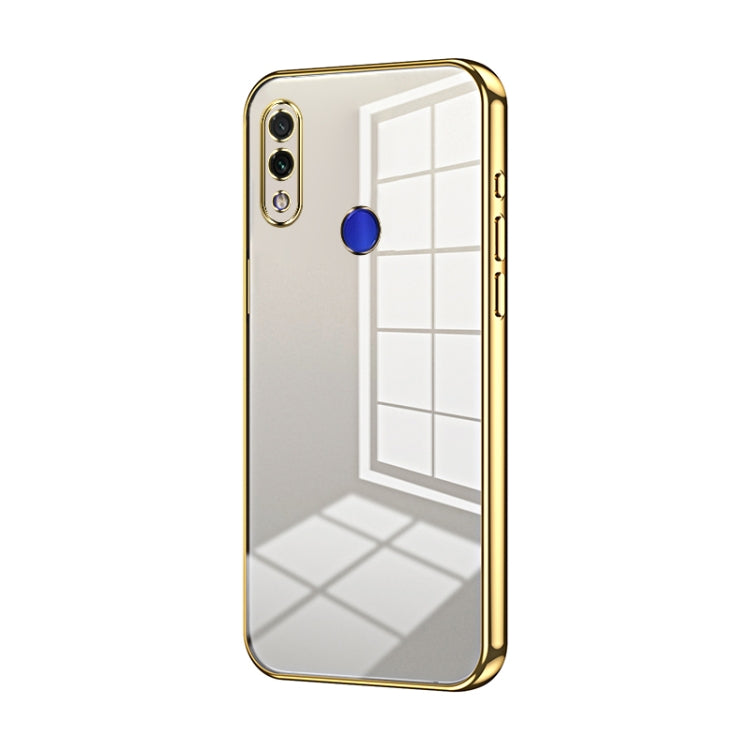 Transparent Plating Fine Hole Phone Case