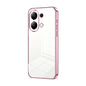 Transparent Plating Fine Hole Phone Case