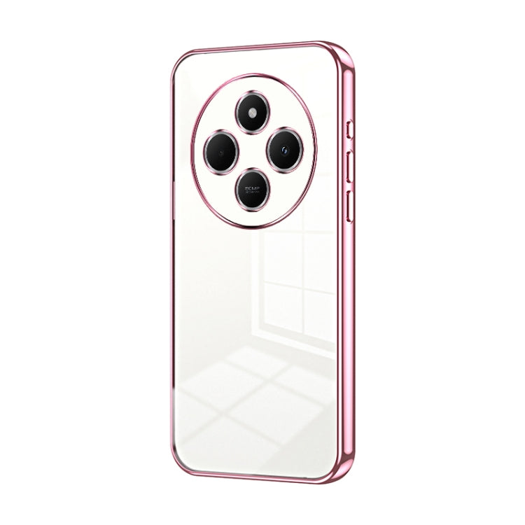 Transparent Plating Fine Hole Phone Case