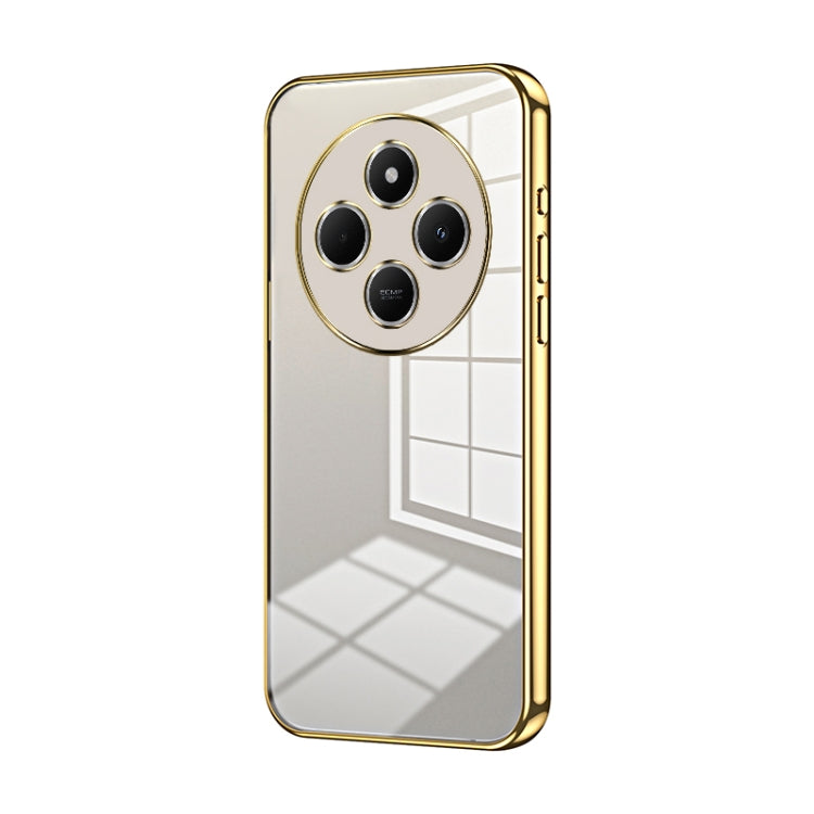 Transparent Plating Fine Hole Phone Case