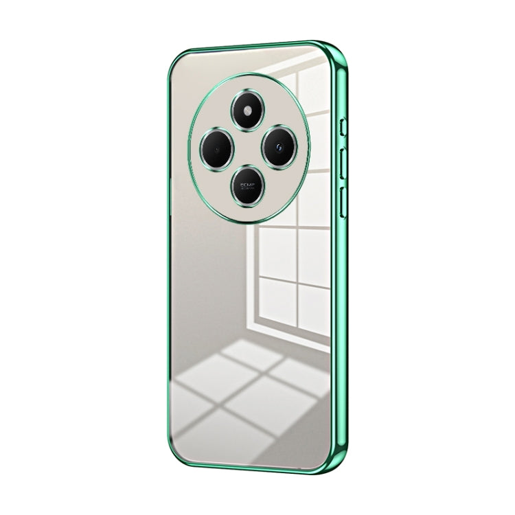 Transparent Plating Fine Hole Phone Case