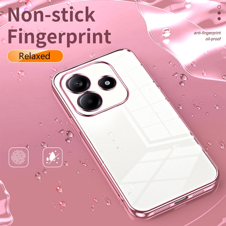Transparent Plating Fine Hole Phone Case