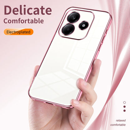 Transparent Plating Fine Hole Phone Case