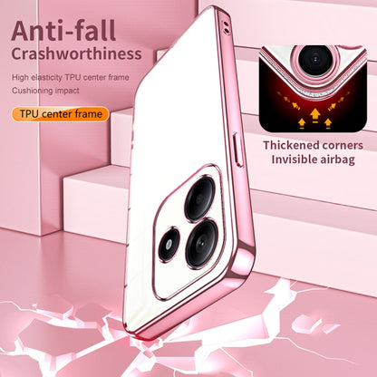 Transparent Plating Fine Hole Phone Case