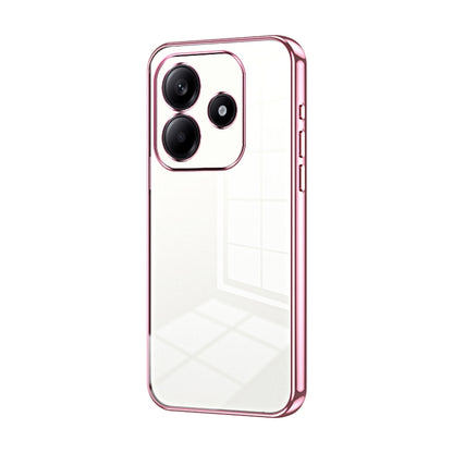 Transparent Plating Fine Hole Phone Case