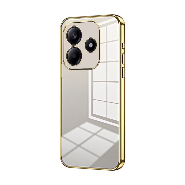 Transparent Plating Fine Hole Phone Case
