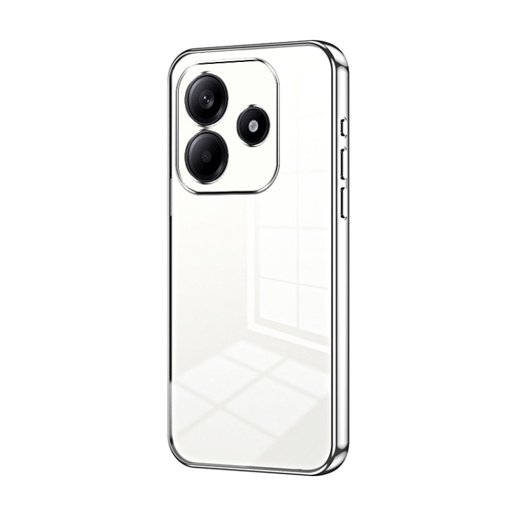 Transparent Plating Fine Hole Phone Case