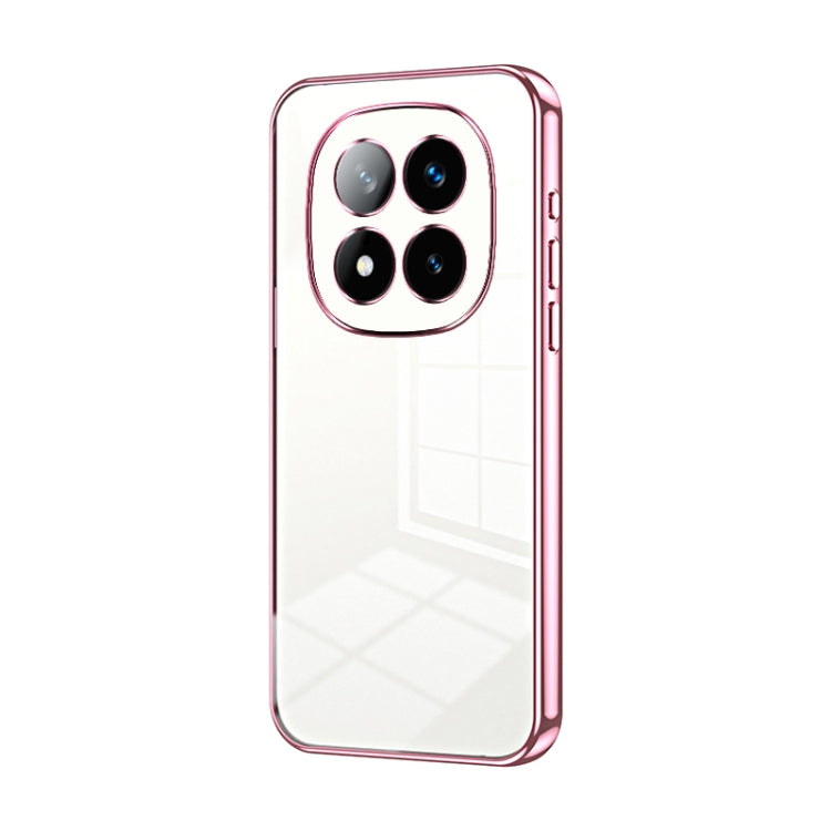 Transparent Plating Fine Hole Phone Case