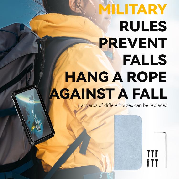 R-JUST Life Waterproof Dustproof Shockproof Phone Case, For Samsung Galaxy S25 Edge 5G, For Samsung Galaxy S25 5G, For Samsung Galaxy S25+ 5G, For Samsung Galaxy S25 Ultra 5G, For Samsung Galaxy S24 Ultra 5G, For Samsung Galaxy S24+ 5G