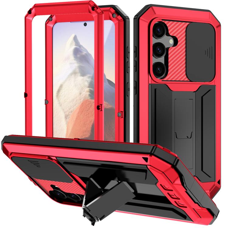 R-JUST Sliding Camera Life Waterproof Holder Phone Case, For Samsung Galaxy S25 Edge 5G, For Samsung Galaxy S25 5G, For Samsung Galaxy S25+ 5G, For Samsung Galaxy S25 Ultra 5G, For Samsung Galaxy S24 Ultra 5G, For Samsung Galaxy S24+ 5G