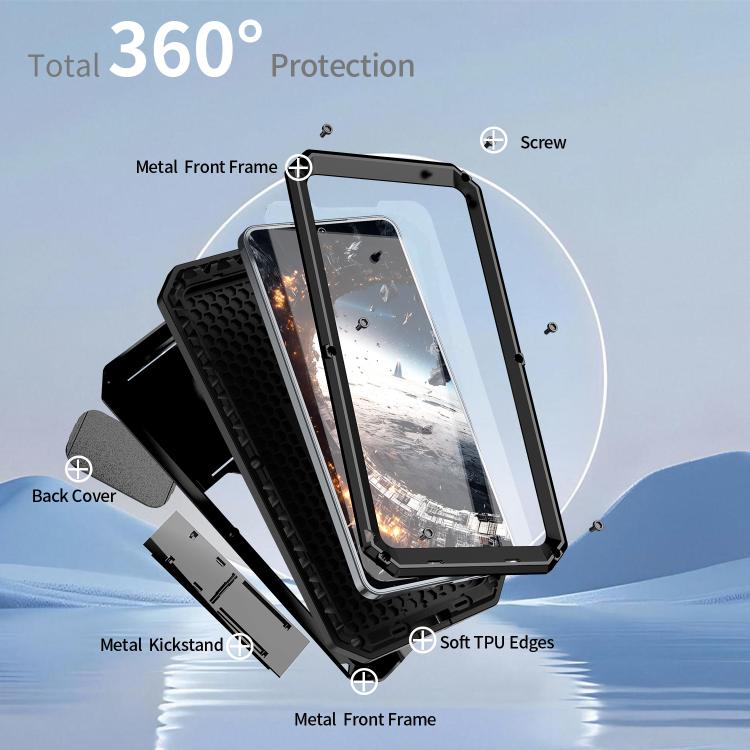 R-JUST Sliding Camera Life Waterproof Holder Phone Case, For Samsung Galaxy S25 Edge 5G, For Samsung Galaxy S25 5G, For Samsung Galaxy S25+ 5G, For Samsung Galaxy S25 Ultra 5G, For Samsung Galaxy S24 Ultra 5G, For Samsung Galaxy S24+ 5G