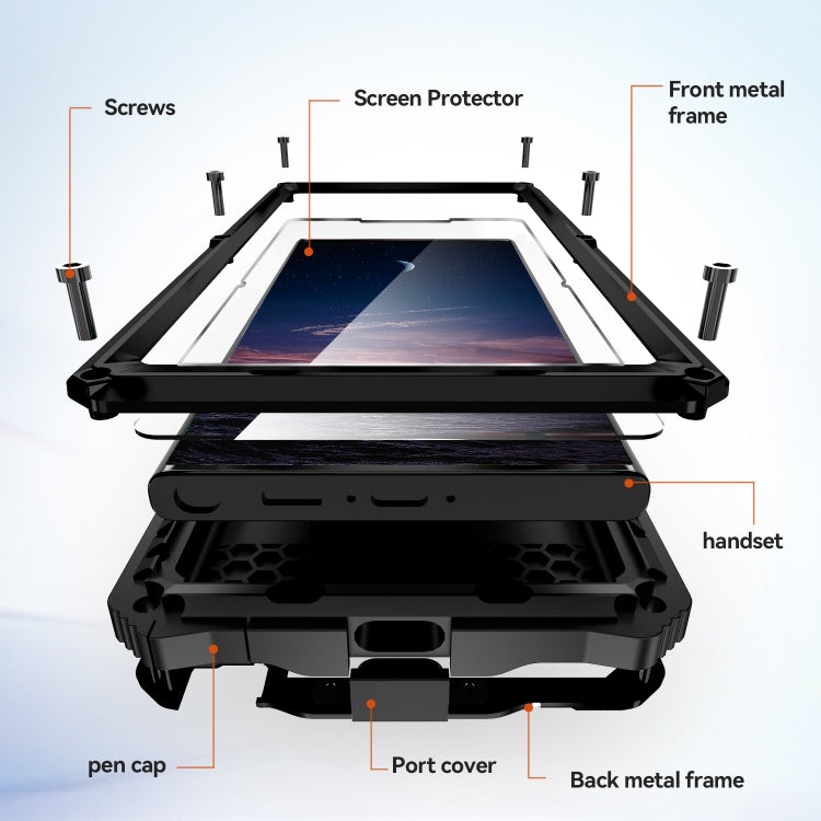 R-JUST Life Waterproof Dustproof Shockproof Holder Phone Case