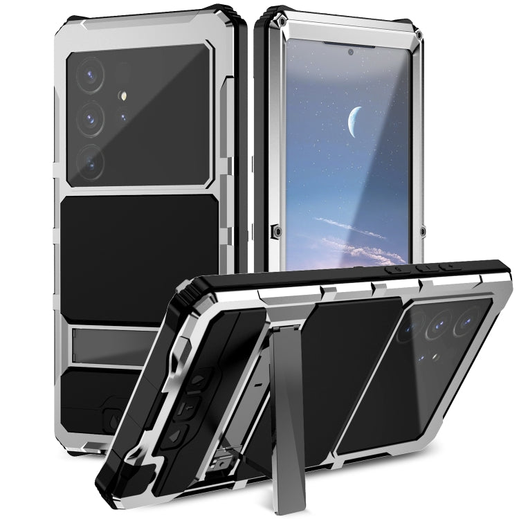 R-JUST Life Waterproof Dustproof Shockproof Holder Phone Case, For Samsung Galaxy S26 Ultra 5G, For Samsung Galaxy S25 Edge 5G, For Samsung Galaxy S25 Ultra 5G, For Samsung Galaxy S24 Ultra 5G