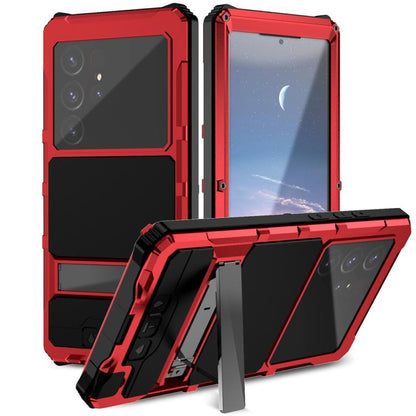 R-JUST Life Waterproof Dustproof Shockproof Holder Phone Case, For Samsung Galaxy S26 Ultra 5G, For Samsung Galaxy S25 Edge 5G, For Samsung Galaxy S25 Ultra 5G, For Samsung Galaxy S24 Ultra 5G