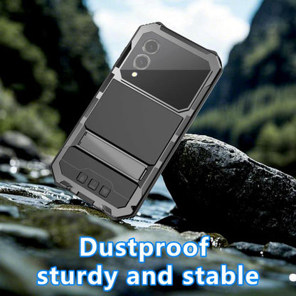 R-JUST Life Waterproof Dustproof Shockproof Holder Phone Case