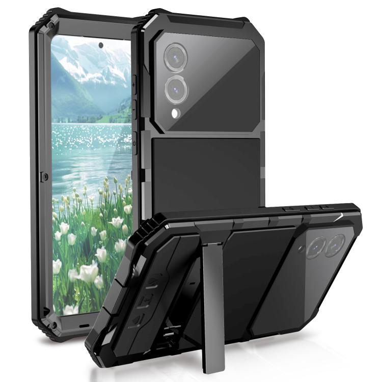 R-JUST Life Waterproof Dustproof Shockproof Holder Phone Case, For Samsung Galaxy S26 Ultra 5G, For Samsung Galaxy S25 Edge 5G, For Samsung Galaxy S25 Ultra 5G, For Samsung Galaxy S24 Ultra 5G