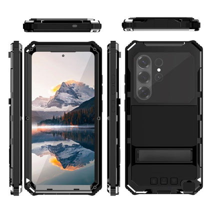 R-JUST Life Waterproof Dustproof Shockproof Holder Phone Case, For Samsung Galaxy S26 Ultra 5G, For Samsung Galaxy S25 Edge 5G, For Samsung Galaxy S25 Ultra 5G, For Samsung Galaxy S24 Ultra 5G